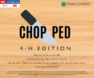 Cover photo for Chopped: 4-H Edition--a Cooking Event for Youth