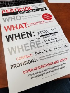 Pesticide Disposal Flyer