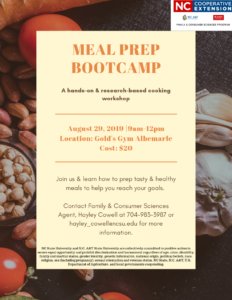 Cover photo for Meal Prep Bootcamp
