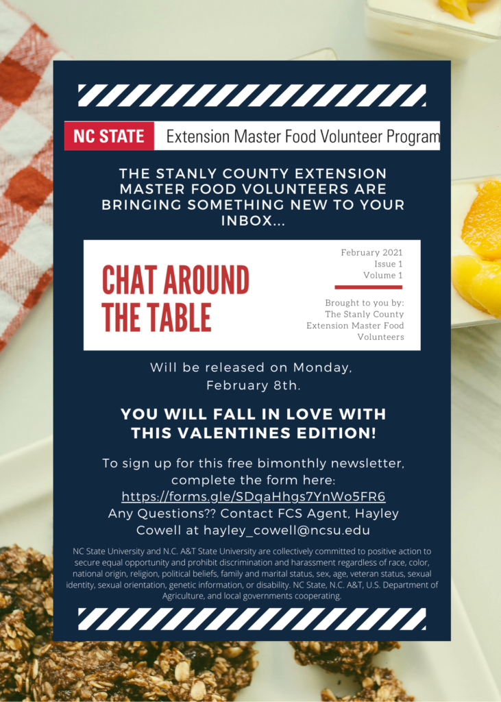 Chat Around the Table flyer