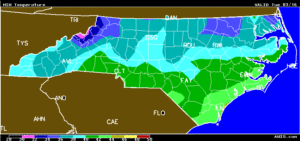 Cover photo for AWIS Weather Forecast: One More Night of Frost