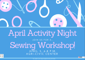 Cover photo for 4-H April Activity Night