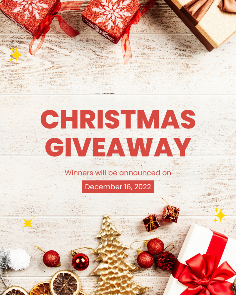 Red Christmas Giveaway Flyer - Venngage