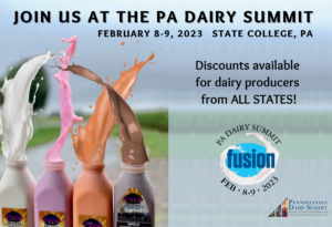 Cover photo for Discounts Available for Dairy Producers From Any State to Attend PA Dairy Summit