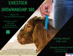 Cover photo for Livestock Showmanship Clinic