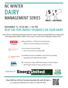 Cover photo for Winter Dairy Management Series Part I: Reap $$$ for Energy Upgrades on Your Dairy