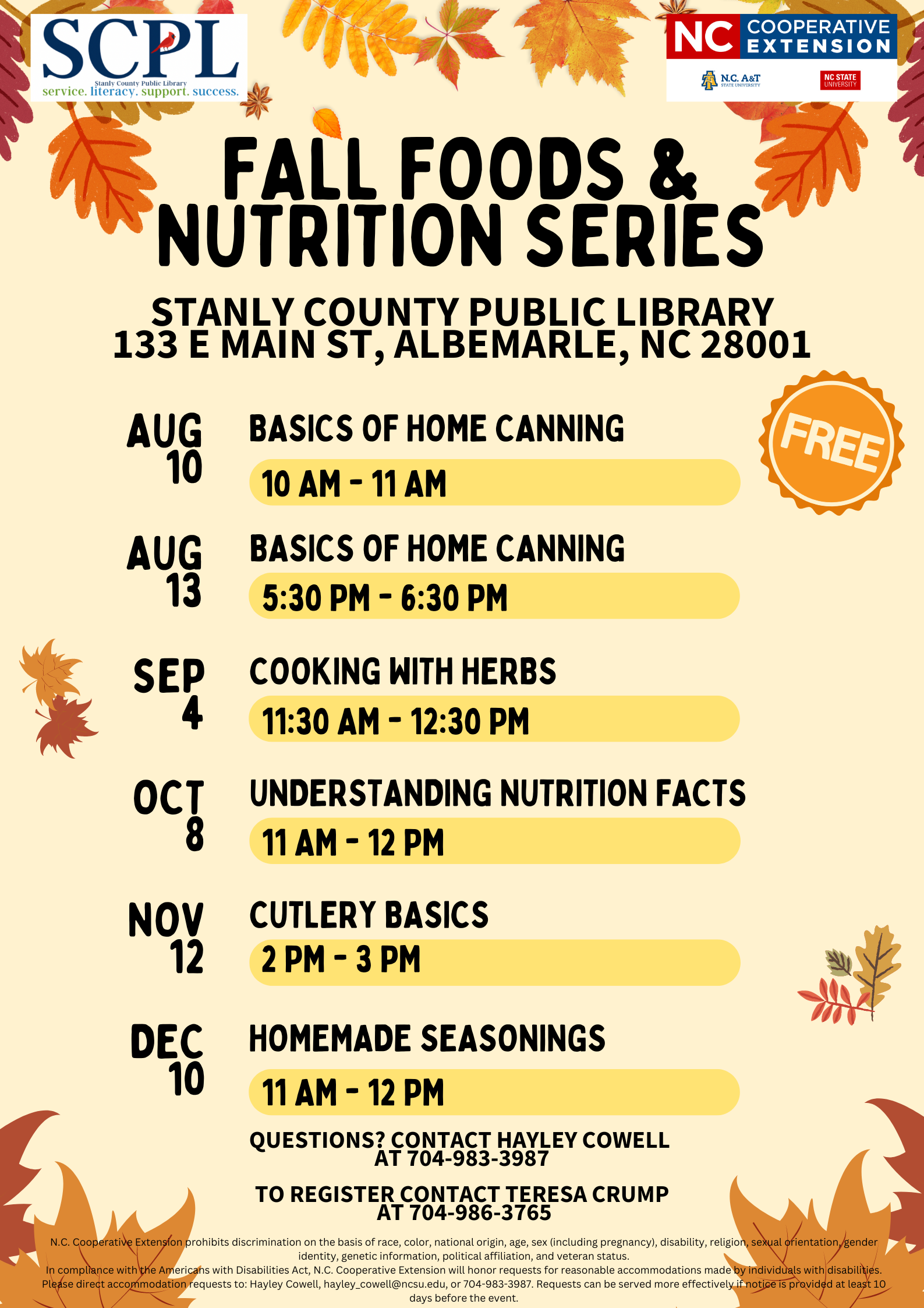 foods series flyer