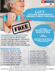 LIFT Program Flyer